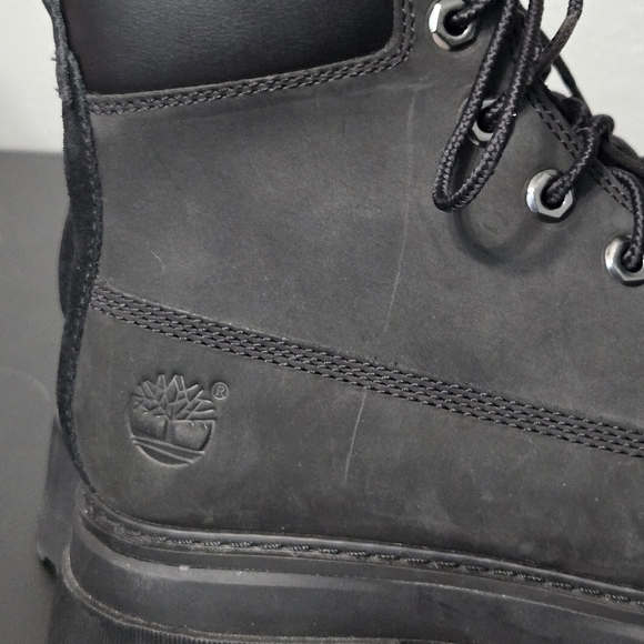 Timberland Sky 6" Lace-up Boots Womens 7 Black Nubuck - Picture 8 of 13